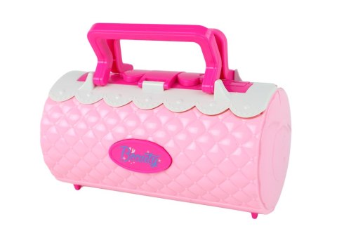 Zestaw Piękności Do Makijażu W Kuferku Cienie Do Powiek Różowy