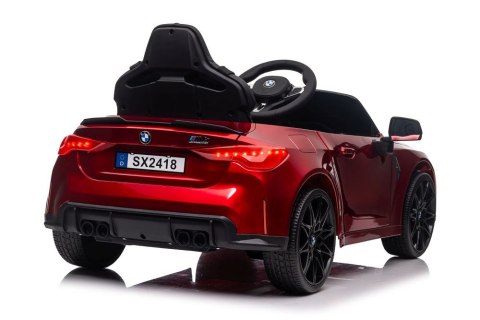 Auto Na Akumulator BMW M4 Czerwone Lakierowane Auto Na Akumulator BMW M4 Czerwone Lakierowane