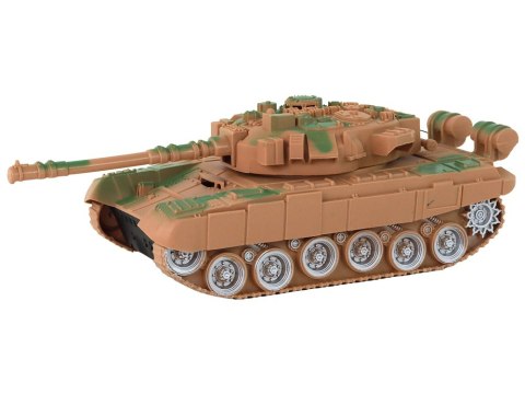Czołg R/C Zdalnie Sterowany Światła Dźwięk Piaskowy 1:18 27MHz Czołg R/C Zdalnie Sterowany Światła Dźwięk Piaskowy 1:18 27MHz