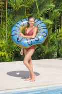 Koło Do Pływania Donut Pączek Niebieski 107 cm Bestway 36118
