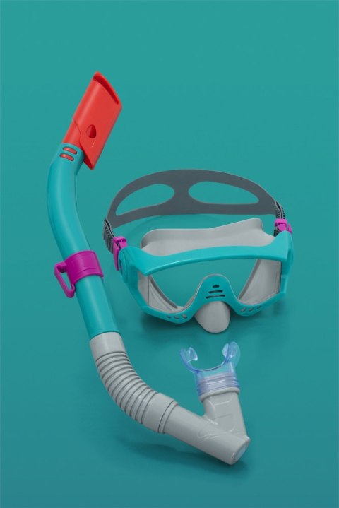 Zestaw Do Nurkowania Maska, Rurka, Płetwy Niebieski Bestway 25020