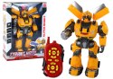 Duży Robot Zdalnie Sterowany R/C Żółty Dźwięk Światła Duży Robot Zdalnie Sterowany R/C Żółty Dźwięk Światła