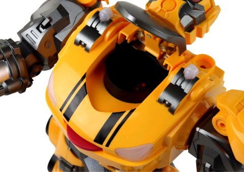 Duży Robot Zdalnie Sterowany R/C Żółty Dźwięk Światła Duży Robot Zdalnie Sterowany R/C Żółty Dźwięk Światła
