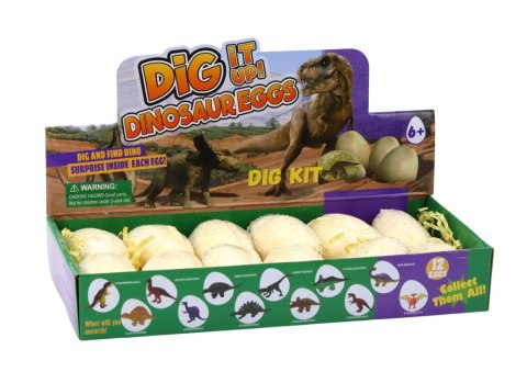 Zestaw Archeologiczny Wykopaliska Dinozaury Jaja Karty 12 Sztuk Zestaw Archeologiczny Wykopaliska Dinozaury Jaja Karty 12 Sztuk