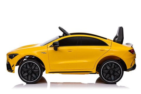 Auto Na Akumulator Mercedes CLA 45s AMG Żółty 4x4 Auto Na Akumulator Mercedes CLA 45s AMG Żółty 4x4