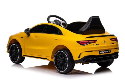 Auto Na Akumulator Mercedes CLA 45s AMG Żółty 4x4 Auto Na Akumulator Mercedes CLA 45s AMG Żółty 4x4