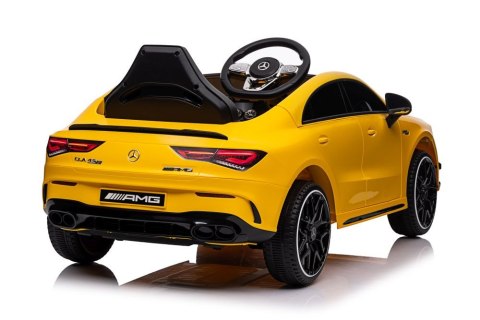 Auto Na Akumulator Mercedes CLA 45s AMG Żółty 4x4 Auto Na Akumulator Mercedes CLA 45s AMG Żółty 4x4