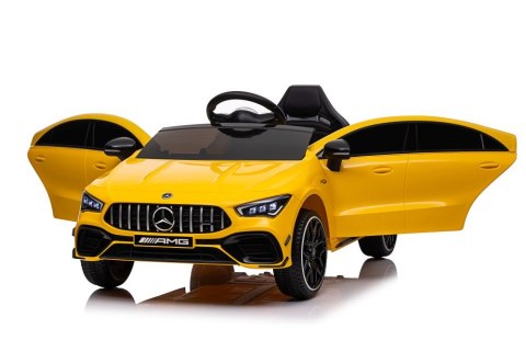 Auto Na Akumulator Mercedes CLA 45s AMG Żółty 4x4 Auto Na Akumulator Mercedes CLA 45s AMG Żółty 4x4