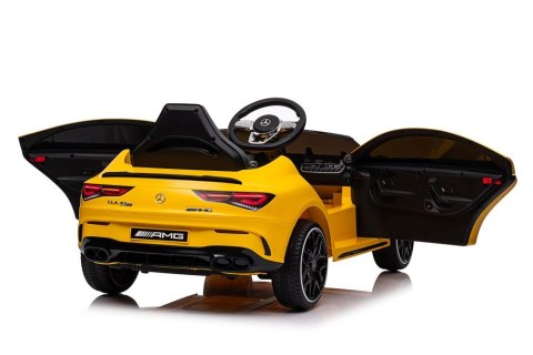 Auto Na Akumulator Mercedes CLA 45s AMG Żółty 4x4 Auto Na Akumulator Mercedes CLA 45s AMG Żółty 4x4