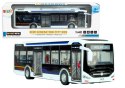 Elektryczny Autobus Miejski 1:42 Metalowy Światła Biały Elektryczny Autobus Miejski 1:42 Metalowy Światła Biały