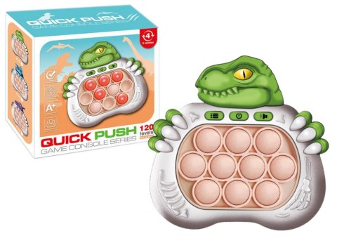 Gra Sensoryczna Dinozaur Pop It Na Baterie Światła Dźwięki Zielony Gra Sensoryczna Dinozaur Pop It Na Baterie Światła Dźwięki Zielony