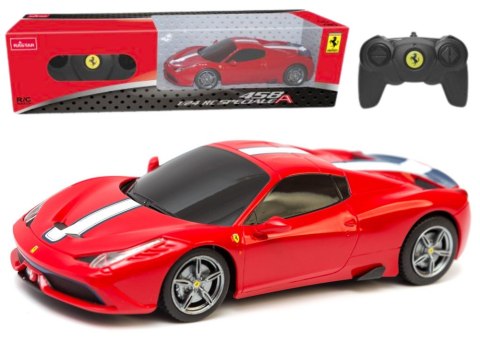 Auto Sportowe RC 1:24 Zdalnie Sterowane Ferrari 458 Speciale Czerwone Auto Sportowe RC 1:24 Zdalnie Sterowane Ferrari 458 Speciale Czerwone