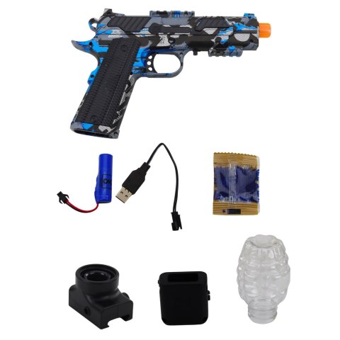 Pistolet Elektryczny Na Kulki Wodne Grafitti Niebieski Pistolet Elektryczny Na Kulki Wodne Grafitti Niebieski