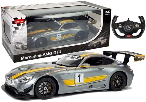 Auto R/C Mercedes AMG GT3 Rastar 1:14 Szare na pilota Auto R/C Mercedes AMG GT3 Rastar 1:14 Szare na pilota