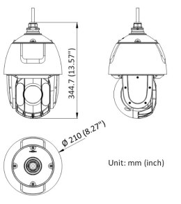 KAMERA IP PTZ HIKVISION DS-2DE5425IW-AE (T5) PL