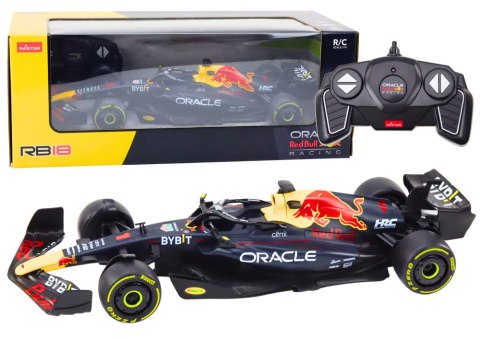 Wyścigówka 1:18 Zdalnie Sterowana RC Oracle Red Bull Racing RB18 Czarna Wyścigówka 1:18 Zdalnie Sterowana RC Oracle Red Bull Racing RB18 Czarna