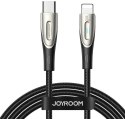 Kabel USB-C / Lightning Joyroom Star-Light Series SA27-CL3 120cm 30W w oplocie czarny Kabel USB-C / Lightning Joyroom Star-Light Series SA27-CL3 120cm 30W w oplocie czarny