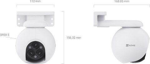 Kamera IP Ezviz H80f Multi z potrójnym obiektywem 12MPx (3 x 2K+) Kamera IP Ezviz H80f Multi z potrójnym obiektywem 12MPx (3 x 2K+)