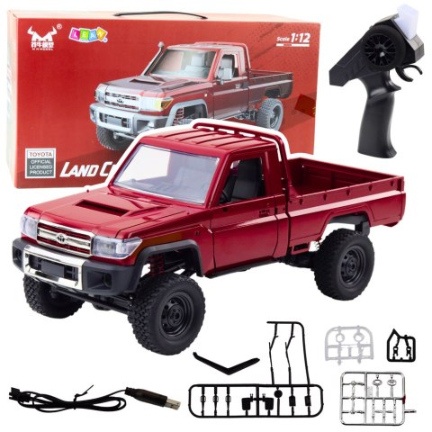 Samochód Terenowy MN82 Zdalnie Sterowany RC Napęd 4x4 Czerwony 1:12 Samochód Terenowy MN82 Zdalnie Sterowany RC Napęd 4x4 Czerwony 1:12
