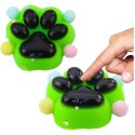 Gniotek Kocia Łapka Antystresowa Sensoryczna Squishy Czarno-Zielona
