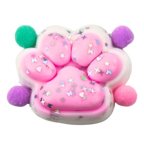 Gniotek Kocia Łapka Antystresowa Sensoryczna Squishy Gwiazdki Różowy Gniotek Kocia Łapka Antystresowa Sensoryczna Squishy Gwiazdki Różowy