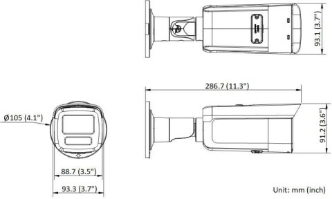 KAMERA IP HIKVISION DS-2CD2T86G2H-4I(2.8mm)(eF)/BLACK PL KAMERA IP HIKVISION DS-2CD2T86G2H-4I(2.8mm)(eF)/BLACK PL