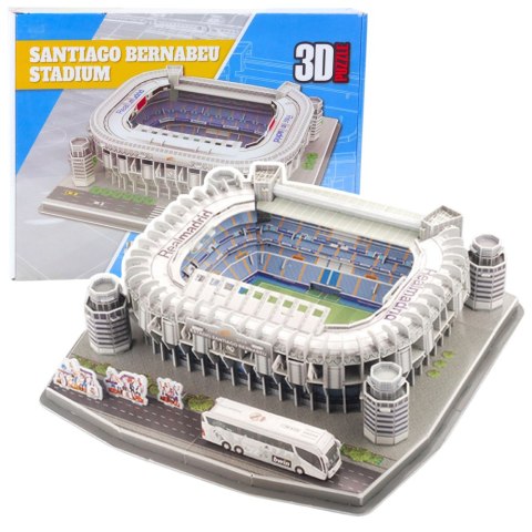 Puzzle 3D Stadion Piłkarski Santaigo Bernabeu Real Madryt 101el