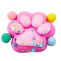 Gniotek Kocia Łapka Antystresowa Sensoryczna Squishy Konfetti Różowa
