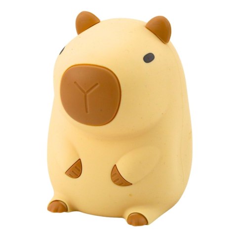 Kapibara Lampka Nocna Silikonowa Z Timerem 20min Beżowa