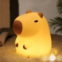 Kapibara Lampka Nocna Silikonowa Z Timerem 20min Beżowa