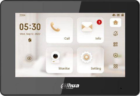Monitor wideodomofonu DAHUA VTH5422HB-W Monitor wideodomofonu DAHUA VTH5422HB-W
