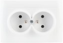 Gniazdo podwójne z uziemieniem VCX LC 16