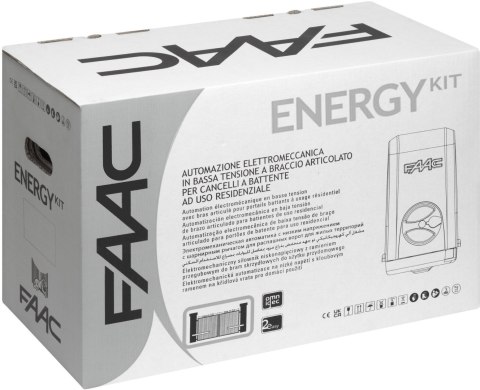 Zestaw Energy FDS - FAAC 392 24V do 5m bram dwuskrzydłowych Zestaw Energy FDS - FAAC 392 24V do 5m bram dwuskrzydłowych