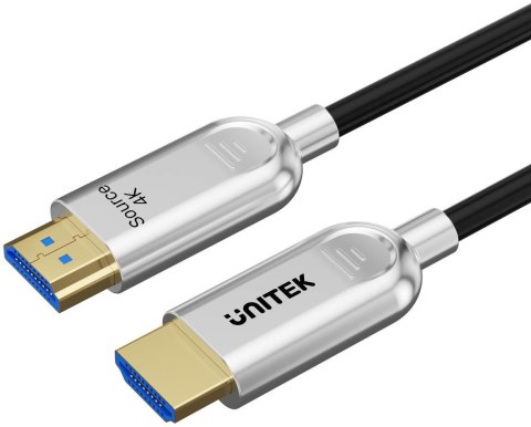 Unitek Kabel optyczny HDMI 2.0 AOC 4K 60Hz 10 m Unitek Kabel optyczny HDMI 2.0 AOC 4K 60Hz 10 m