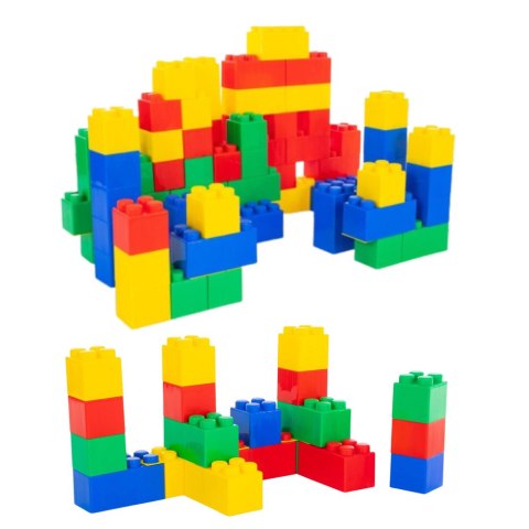 Zestaw Duże Klocki Konstrukcyjne W Torbie Kolorowe 28,5x9x9 cm 12el. Zestaw Duże Klocki Konstrukcyjne W Torbie Kolorowe 28,5x9x9 cm 12el.