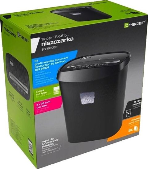 Niszczarka Tracer TRX-815L Niszczarka Tracer TRX-815L