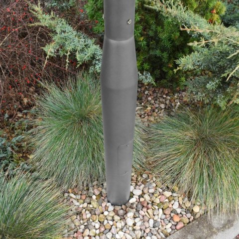 Słup oświetleniowy BEMKO składany 3 m 160×160 mm fi 60 mm szary