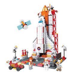 Klocki Konstrukcyjne Statek Kosmiczny Rakieta Stacja 512 el.