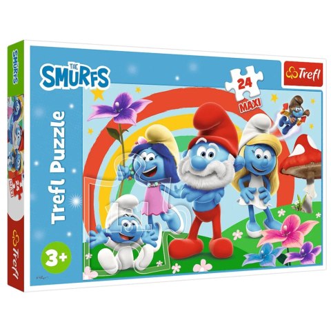 Puzzle - 24 Maxi - Smerfny dzień - The Smurfs 14374 Puzzle - 24 Maxi - Smerfny dzień - The Smurfs 14374